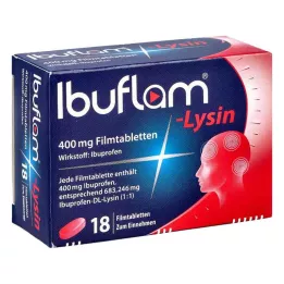 IBUFLAM-Lysine 400 mg comprimidos revestidos por película, 18 unid