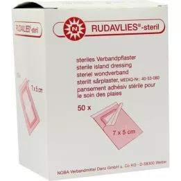 RUDAVLIES-Pensos esterilizados para ligaduras 5x7 cm, 50 unidades