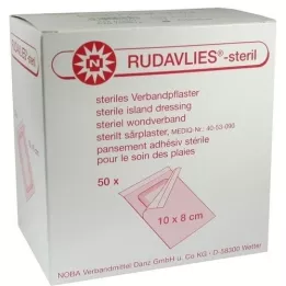 RUDAVLIES-Pensos esterilizados para ligaduras 8x10 cm, 50 pcs