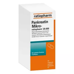 PANKREATIN Cápsulas duras de sumo gástrico Micro-ratio.20.000, 100 unid