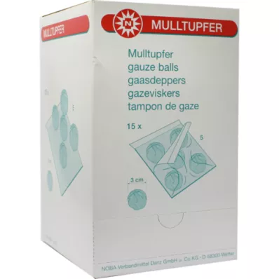 MULLTUPFER tamanho de ameixa estéril, 15X5 peças