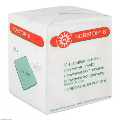 Nobatop 8 compressas 10x10cm, 100 peças Nobatop 8 compressas 10x10cm, 100 peças
