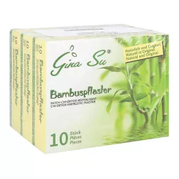BAMBUSPFLASTER Emplastros de vitalidade Gina Su, 30 unidades