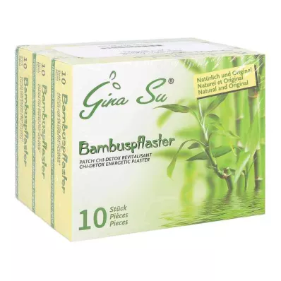 BAMBUSPFLASTER Emplastros de vitalidade Gina Su, 30 unidades