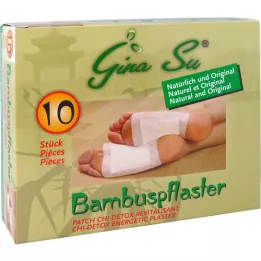 BAMBUSPFLASTER Emplastros de vitalidade Gina Su, 10 unidades