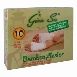 BAMBUSPFLASTER Emplastros de vitalidade Gina Su, 10 unidades