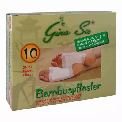 BAMBUSPFLASTER Emplastros de vitalidade Gina Su, 10 unidades