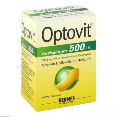 OPTOVIT Fortissimum 500 cápsulas, 60 unid