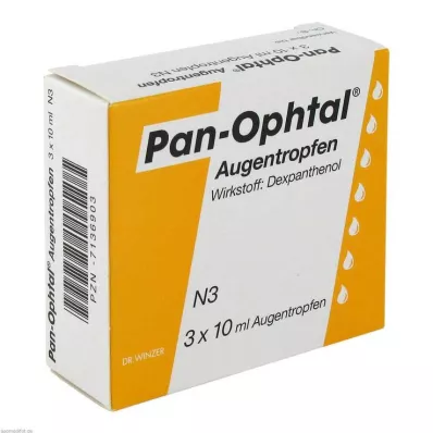 Colírio Pan Ophthalm, 3x10 ml