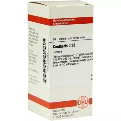 CANTHARIS C 30 Comprimidos, 80 Cápsulas