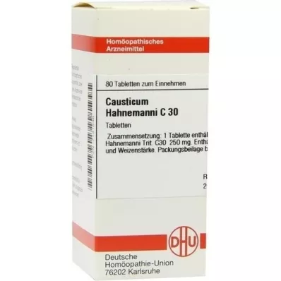 CAUSTICUM HAHNEMANNI C 30 Comprimidos, 80 Cápsulas