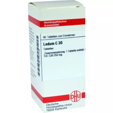 LEDUM C 30 Comprimidos, 80 Cápsulas