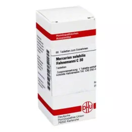 MERCURIUS SOLUBILIS Hahnemanni C 30 Comprimidos, 80 unid