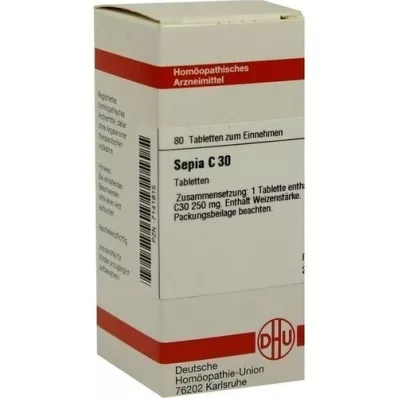 SEPIA C 30 Comprimidos, 80 Cápsulas