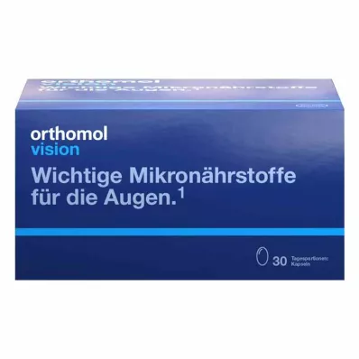 ORTHOMOL Cápsulas de visão, 30 unidades