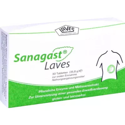 SANAGAST Comprimidos Laves, 30 unidades SANAGAST Comprimidos Laves, 30 unidades