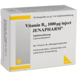 VITAMIN B12 1.000 μg Injetar Ampolas Jenapharm, 10X1 ml