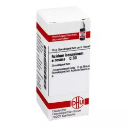 ACIDUM BENZOICUM E Resina C 30 glóbulos, 10 g