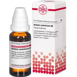 ACIDUM CARBOLICUM Diluição D 6, 20 ml