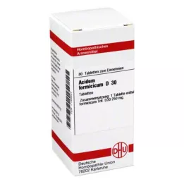 ACIDUM FORMICICUM D 30 Comprimidos, 80 Cápsulas