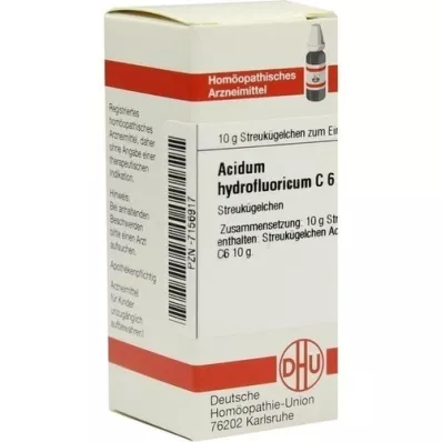 ACIDUM HYDROFLUORICUM C 6 glóbulos, 10 g