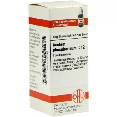ACIDUM PHOSPHORICUM C 12 glóbulos, 10 g