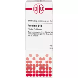 ACONITUM Diluição D 15, 20 ml