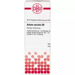 ACTAEA SPICATA Diluição D 6, 20 ml