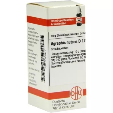AGRAPHIS NUTANS D 12 glóbulos, 10 g