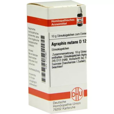 DHU Agraphis Nutans D 12 glóbulos, 10 g DHU Agraphis Nutans D 12 glóbulos, 10 g