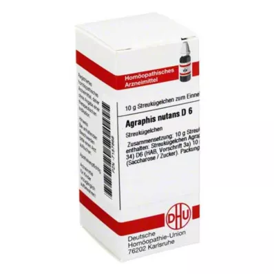 DHU Agraphis Nutans D 6 glóbulos, 10 g DHU Agraphis Nutans D 6 glóbulos, 10 g