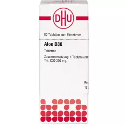 ALOE D 30 Comprimidos, 80 Cápsulas