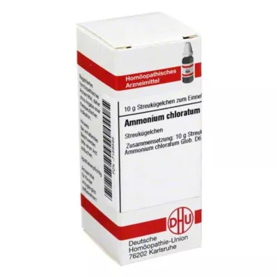 AMMONIUM CHLORATUM D 6 glóbulos, 10 g