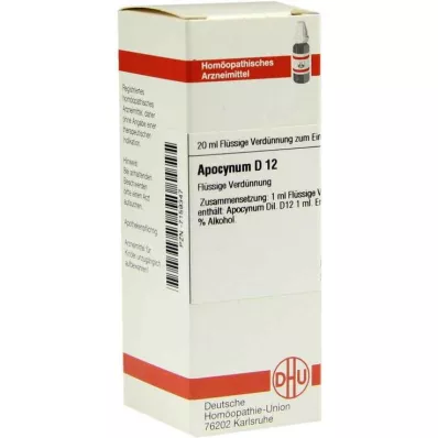 APOCYNUM Diluição D 12, 20 ml APOCYNUM Diluição D 12, 20 ml