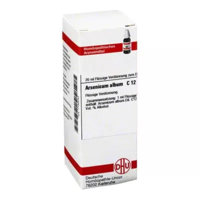 ARSENICUM ALBUM Diluição C 12, 20 ml ARSENICUM ALBUM Diluição C 12, 20 ml