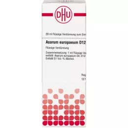 ASARUM EUROPAEUM Diluição D 12, 20 ml