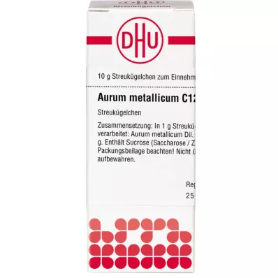 AURUM METALLICUM C 12 glóbulos, 10 g