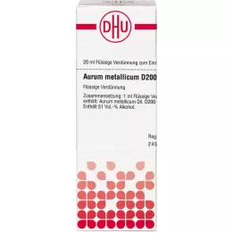 AURUM METALLICUM Diluição D 200, 20 ml