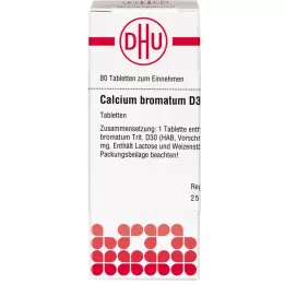 CALCIUM BROMATUM D 30 Comprimidos, 80 Cápsulas