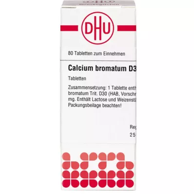 CALCIUM BROMATUM D 30 Comprimidos, 80 Cápsulas