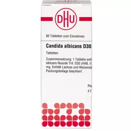 CANDIDA ALBICANS D 30 Comprimidos, 80 Cápsulas