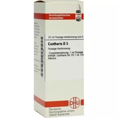 CANTHARIS Diluição D 5, 20 ml