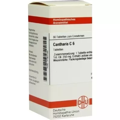 CANTHARIS C 6 Comprimidos, 80 Cápsulas