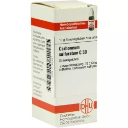 CARBONEUM SULFURATUM C 30 glóbulos, 10 g