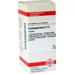 CARDIOSPERMUM D 12 Comprimidos, 80 Cápsulas