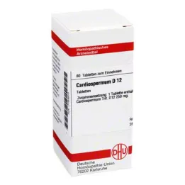 CARDIOSPERMUM D 12 Comprimidos, 80 Cápsulas