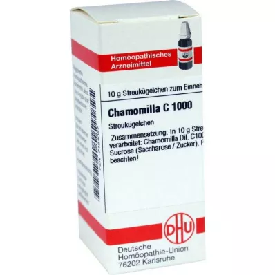 CHAMOMILLA C 1000 glóbulos, 10 g