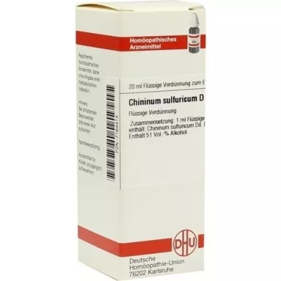 CHININUM SULFURICUM Diluição D 30, 20 ml