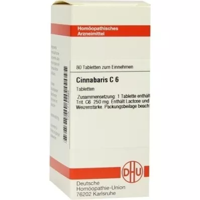 CINNABARIS C 6 Comprimidos, 80 Cápsulas