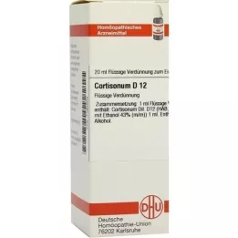 CORTISONUM Diluição D 12, 20 ml